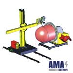 Welding column for Submerged arc Welding of Longitudinal and Circumferential seams of pipe Components