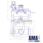 Ball valve 50x70 / Ofsp.306121.005 / Afni.306121.005 Ball valve 50x70 / Ofsp.306121.005 / Afni.306121.005