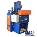 Crawler rubber belt tumble type shot Blasting Machine