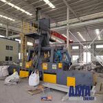 Roller Conveying Steel Wire Mesh belt Shot Blasting Machine