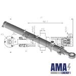 Hydraulic Cylinder 131-26-108-02 SP (131-02) Hydraulic Cylinder 131-26-108-02 SP (131-02)