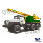 Drilling rig based on ZIL 131 URB-2A2