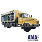 Mobile Compressor Stations on a car Chassis