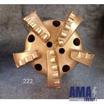 PDC Bit 8 3/4'' 222mm 5 Blades with 3-117(4 1/2 Reg)