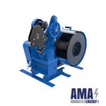 “LKI-Techno” Slickline winch Mechanical drive