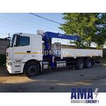 Flatbed Vehicle 438220 ON KAMAZ Chassis 65207-1002-87 WITH DONG YANG KMU 1956