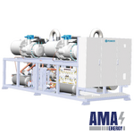 Chillers with remote air Condenser based on screw Compressors