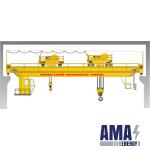 Overhead Travelling crane with two Trolleys