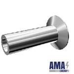  Semi-hollow rivets with Countersunk head GOST 12643-80