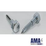 Hexagon head screws GOST 11473-75, DIN 571 (d 6; 8; 10; 12)