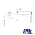 T-shaped shaped cutter