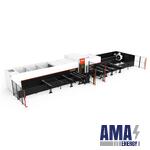 3D fiber laser Processing Machine for long pipes and Structural Materials