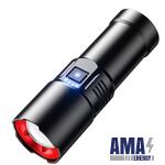 Multifunction Rechargeable Portable Rechargeable super bright Outdoor zoom torch Flashlight