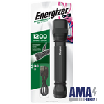 Energizer TAC R 1200 Rechargeable Tactical Flashlight, 1200 LUMENS