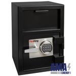 FireKing Depository Safe - High Security Lock with Drop Slot - 2 Sizes