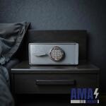 12.5"W 13.3"D 5.38"H - Pistol Safe