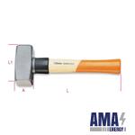 Mason club Hammers with Security Collars wooden shafts