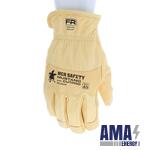 Mu3664K - Mustang® HiDex - Leather Drivers Utility Work Gloves - Kevlar® Aramid Lined and Sewn - Premium Honey Gold Grain Goatskin - Reinforced Thumb and Index Finger - Wing Thumb and Double Palm Pattern - CAT4 FR Glove - Arc Rating of 50 Cal/Cm²