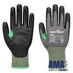 A638 - CS Cut C15 PU Glove Grey/Black