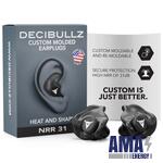 Custom Molded Earplugs 31dB NRR Pro-Pack with Case and Lanyard