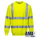 Hi Vis Sweatshirt with reflective tape