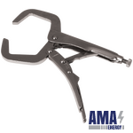 Locking Pliers - C-Clamp Jaws 7"