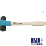 Plastic soft-faced hammer ∙ low Rebound