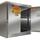 30 Gallon Stainless Steel Flammable Cabinet, Self-Latch Standard 2-Door