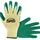 Cotton/Poly Knit, Green Latex Coated Palm Gloves