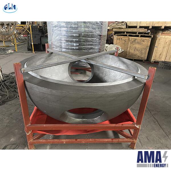 Carbon Steel Hemisphere Head Dished End Caps for Boilers AmasEnergy