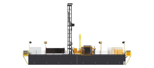Pontoon For Rig Machine Modular Pontoon Platform for Drilling rig. | AmasEnergy