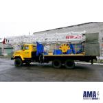 UBP-100 lifting drilling rig on the KrAZ chassis