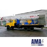 UBP-100 lifting drilling rig on the KrAZ chassis