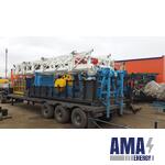 Installation lifting UPA 60/80 on the semi-trailer