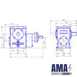 Reducer Cylindrical worm 5ЦЧ-80 Reducer Cylindrical worm 5ЦЧ-80