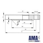 Flat welded steel Flanges GOST 12820-80