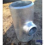 Galvanized tees for pipes