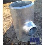 Galvanized tees for pipes