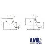 Тройники Стальные Бесшовные Приварные ГОСТ 17376-2001
