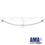 Rear spring Mercedes Sprinter 308D, 310D, 314D 3,5t. | Volkswagen LT35 LT35 2-sheet (both Curved) 9033201906 Rear spring Mercedes Sprinter 308D, 310D, 314D 3,5t. | Volkswagen LT35 LT35 2-sheet (both Curved) 9033201906