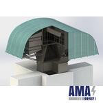Air Cleaning device for GPA-Ts-6,3 on Multicyclones and fine Cleaning Filters Air Cleaning device for GPA-Ts-6,3 on Multicyclones and fine Cleaning Filters