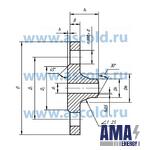 Steel butt weld flange