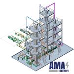 Primary oil Refining unit BDU-2ED with a Capacity of 20,000 tons per year in terms of raw Materials