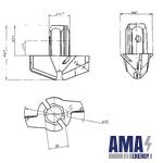 Drill bit 110 mm