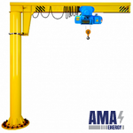 Jib crane 1 ton - on a column