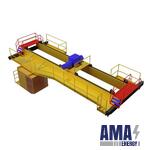 Double-girder Overhead Travelling crane with cabin Control