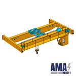 Electric double girder Overhead Travelling crane