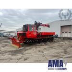 Гусеничный Трактор ЛХТ-100 с КМУ SkyWay SK512