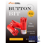Maxdrill Cheap Price Hot Sale Rock Tools R32 Thread Button Bit for Drilling Mining and Quarrying - Button Bit and R32 Button Bit