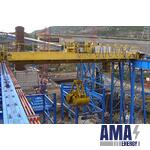 Overhead grab crane